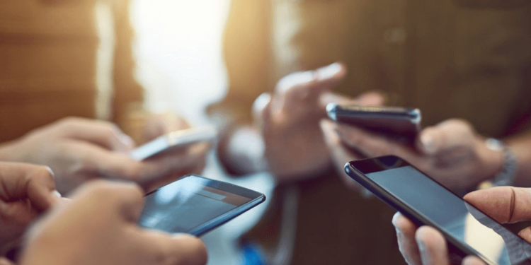 smartphone with mSpy